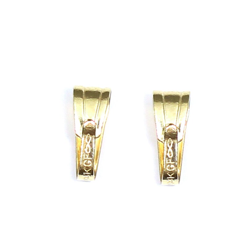 Snapon Pendant Bail Gold Filled Pinch Bail for Jewelry Etsy