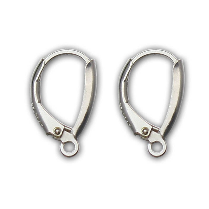 Wholesale 925 Sterling Silver Earring Leverback Components Etsy