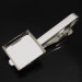 Tie clips with the 16mm inner size bezel setting, 10 pcs in sterling silver plated include the square cabochons NO 25473/12915 