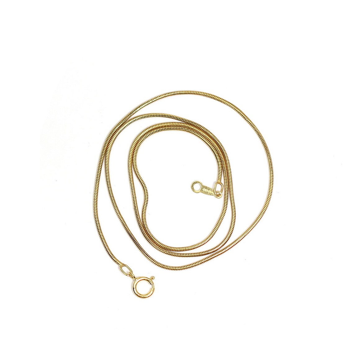 Gold Filled Jewelry Chain Necklace With Spring Ring Clasp Etsy