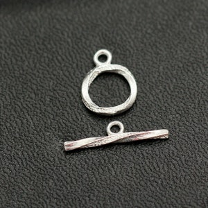 Toggle Clasps for Necklace Bracelet Connectors Sterling Silver Jewelry ...