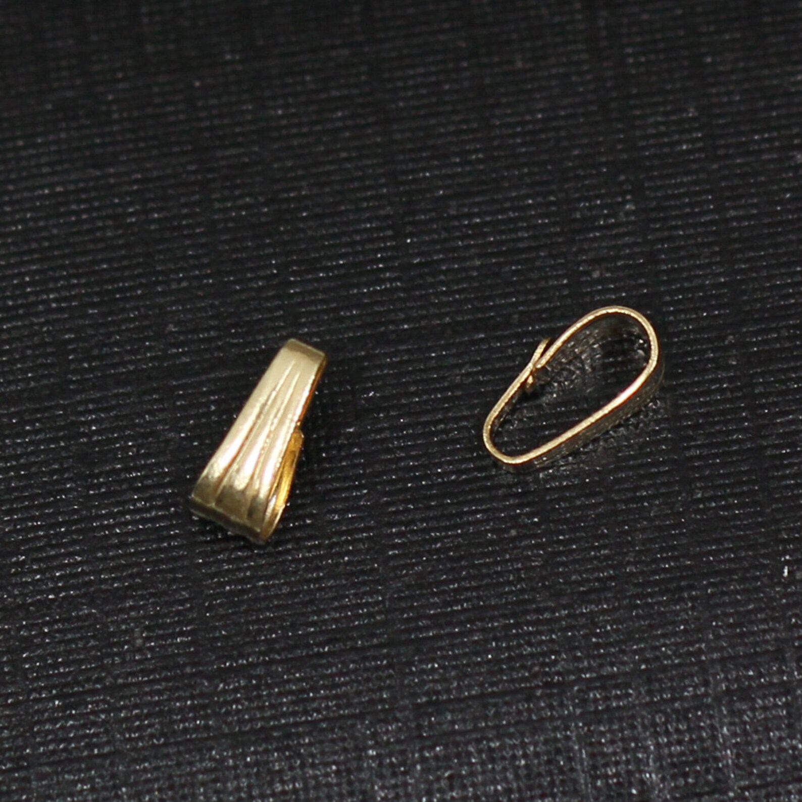 Snapon Pendant Bail Gold Filled Pinch Bail for Jewelry Etsy