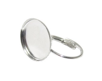 925 Sterling Silver Earring Bezel Earring Blanks Leverback French Earring Base  interior 7.5 mm Round Bezel TraysID 27753