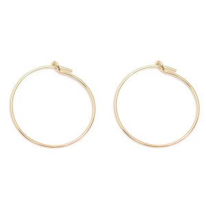 14k gold filled on sale hoop earrings wholesale