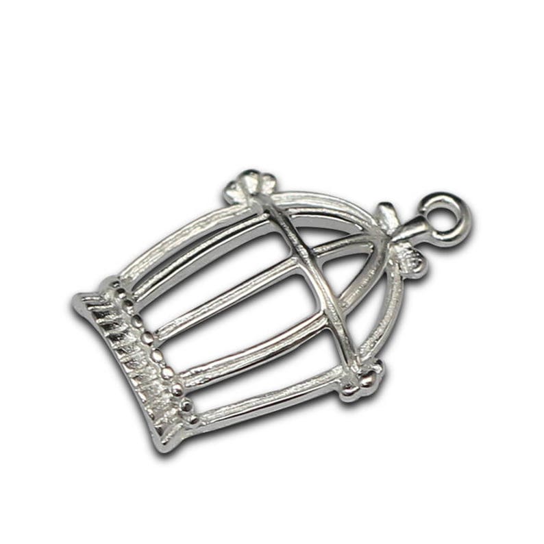 925 Sterling Silver Crown Charm Cut Out Crown Pendant Open Crown Charms for DIY Necklace Making ID 36307