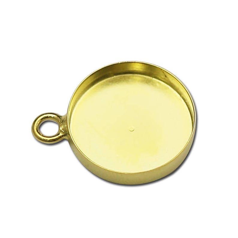 Sterling Silver Pendant Tray Pendant Setting Cameo Mounting Etsy