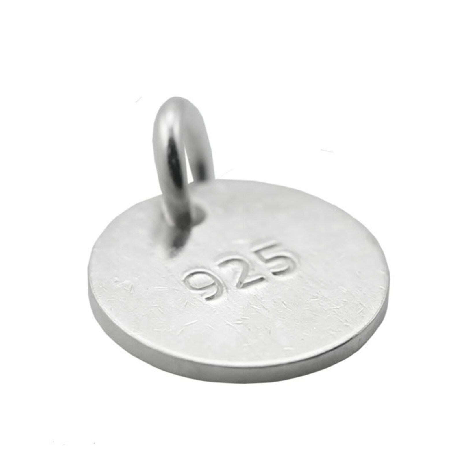 925 Sterling Silver Stamping Blanks Flat Round Blank Tag Etsy