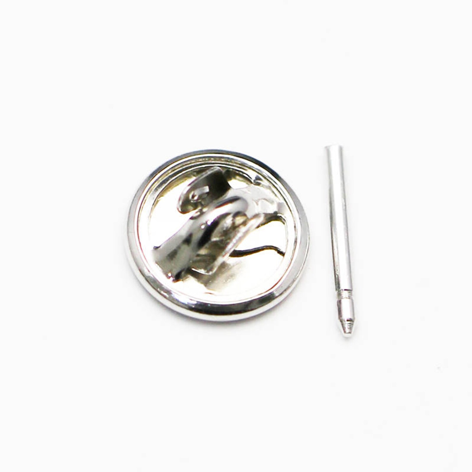 925 Sterling Silver Brooch Pin Back Handmade Badge Pendants Etsy