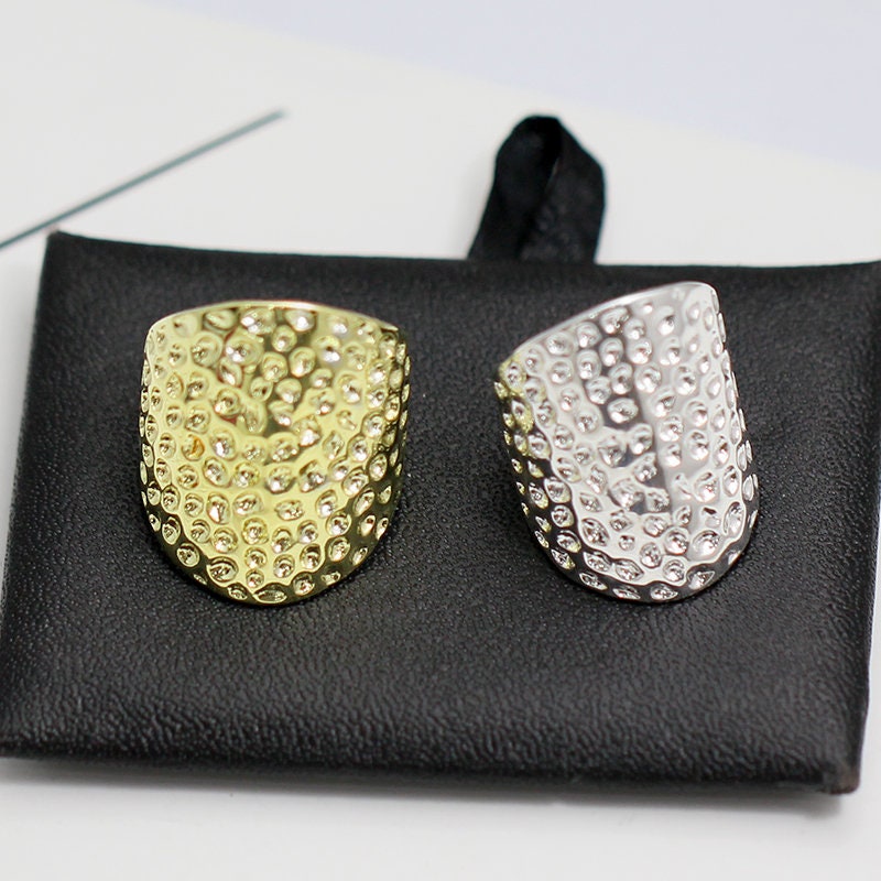 Blank Ring Pads Jewelry Supplies Adjustable Shield Ring Ring Etsy