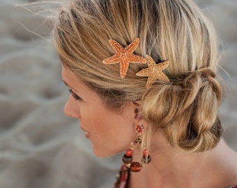 Sugar Starfish Hair Clip Set