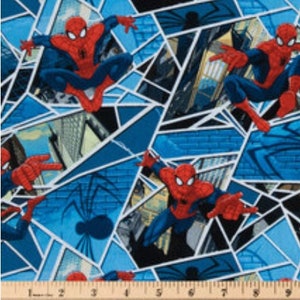 Spider-Man Cotton Fabric by the Yard