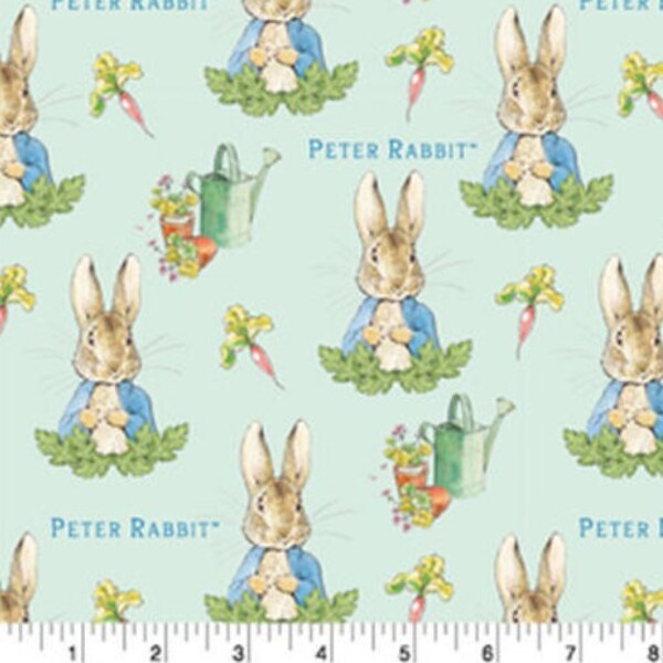 Fabric Peter Rabbit Etsy