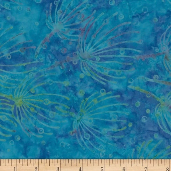 Clearance! Tonga Batik Swim Floating Dandelions Bondi 100% Cotton Fabric Timeless Treasures by the yard