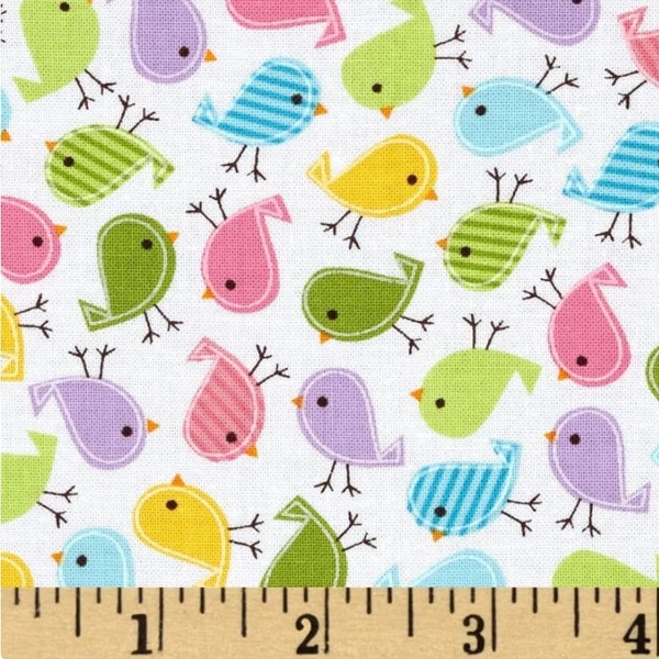 Urban Zoologies Minis Spring 100% Cotton Fabric by the yard - Ann Kelle for Robert Kaufman Owls Zoology