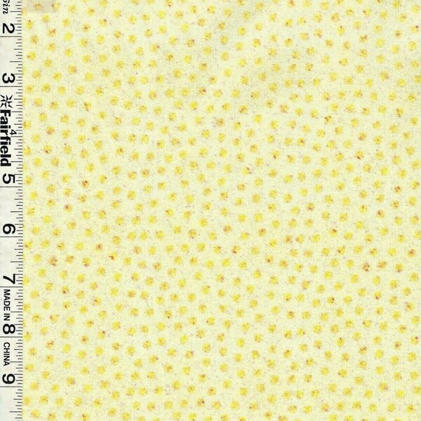Bazooples Dots Yellow 100% Quilting Cotton Fabric by the yard Tonal Springs Creative