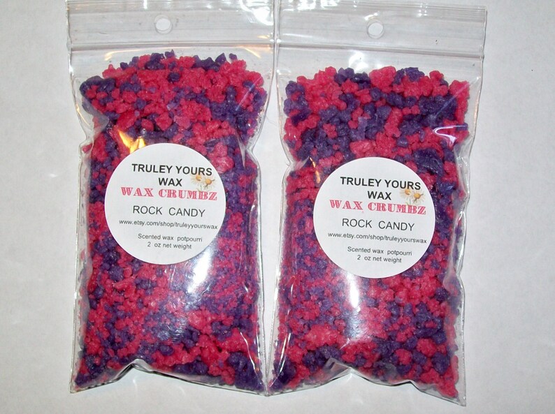 Rock Candy 2 Oz Wax Crumbz/scented Wax Melts/wax Melts/wax Etsy