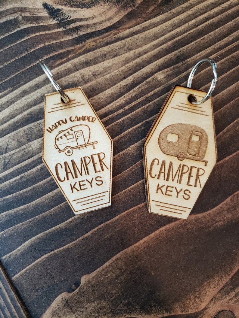 Camper Keys Key Chain Wood Key Chain Key Chain Accessories Etsy