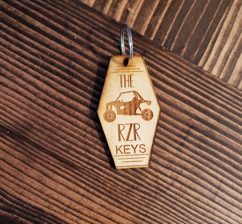 Keys to the RZR Wood Key Chain Key Accessories Etsy