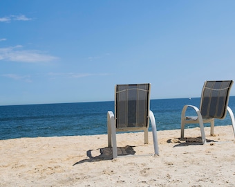 Beach Chairs, Ocean Beach NJ, Beach Picture