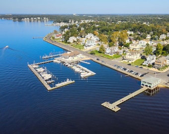 Island Heights Gazebo & Yacht Club I by Richard Pasquarella