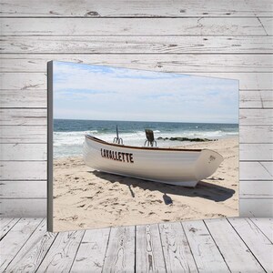 Lavallette Lifeguard Boat, Beach Picture, Home Decor, Beach Picture image 5