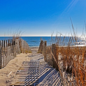 LBI Long Beach Island Oceanview, Beach Entrance, LBI Home Decor, Beach Picture