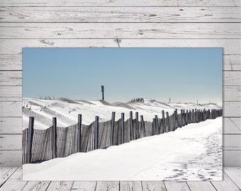 The Snow Dunes of Lavallette by Richard Pasquarella