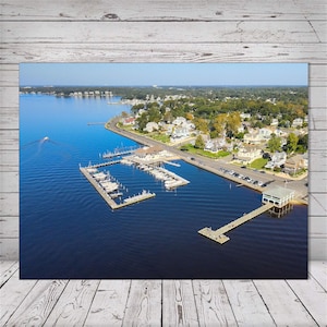 Island Heights Gazebo & Yacht Club I by Richard Pasquarella Acrylic Picture