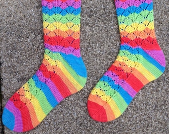 Catch the Rainbow Socken - PDF Strickanleitung