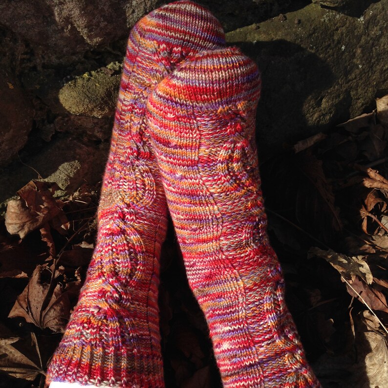 Oi Watch It Spaceman Doctor Who Inspired Socks PDF Knitting Pattern image 1