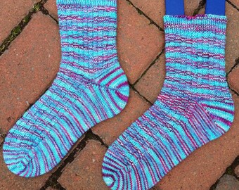 Calcetines Indie Burgh Yarn Crawl 2014 - Patrón de tejido PDF