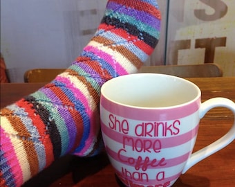 Where You Lead, I Will Follow Socks (Gilmore Girls Inspired) - PDF Knitting Pattern
