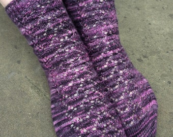 Indie Burgh Yarn Crawl 2016 Socks (Heart of Midlothian Socks) - PDF Knitting Pattern