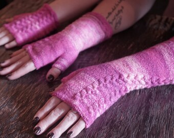 1 tiro, 2 tiros, 3 tiros mitones sin dedos - Patrón de tejido PDF