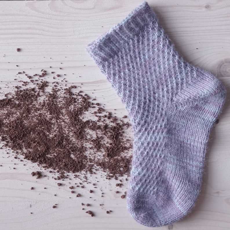 Instant Coffee Socks - PDF Knitting Pattern image 3