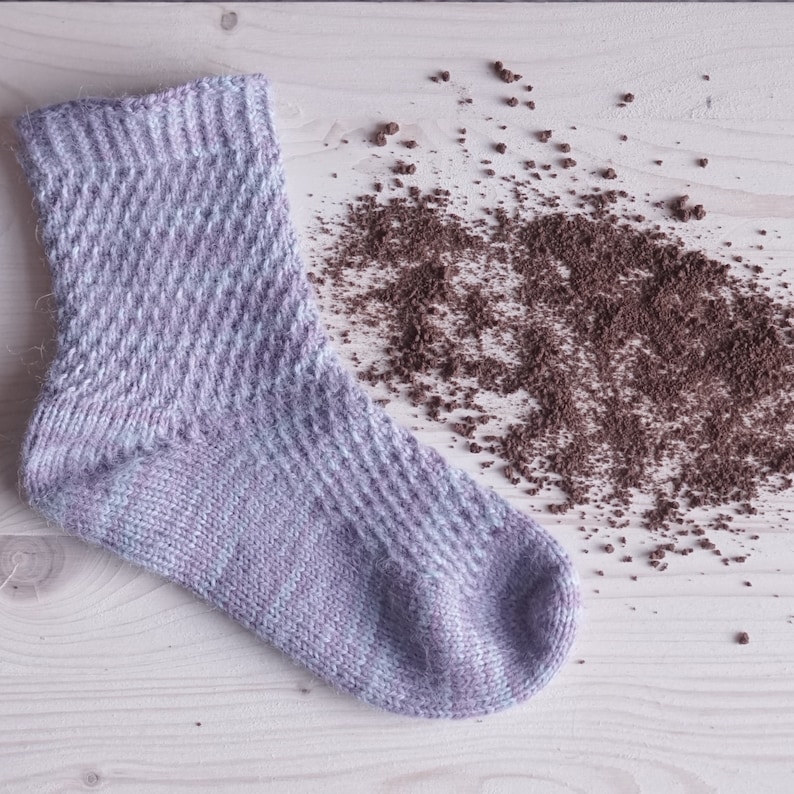 Instant Coffee Socks - PDF Knitting Pattern image 6