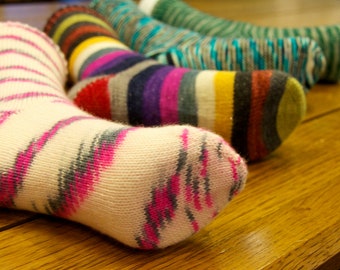 Calcetines de capuchino de vainilla francesa - Patrón de tejido PDF