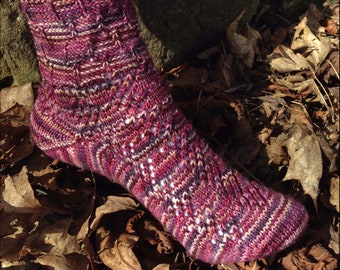 Kann Missy etwas Nettes sagen? (Doctor Who Inspired Socks) - PDF Strickanleitung