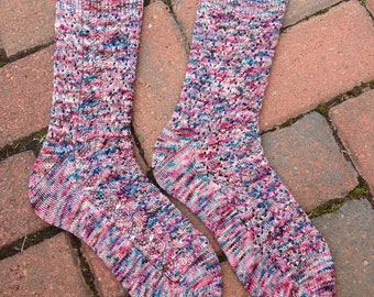 Come Along Pond Socks (Doctor Who Inspired) - PDF Knitting Pattern