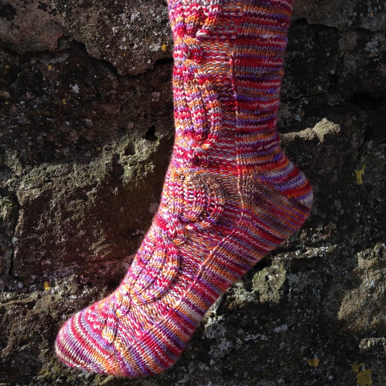 Oi Watch It Spaceman Doctor Who Inspired Socks PDF Knitting Pattern image 4