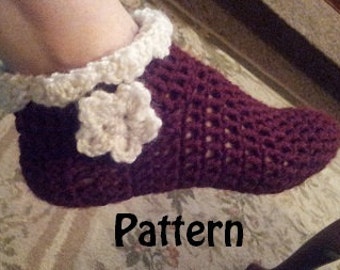 Cute Crochet Footies Instant Download PDF Pattern