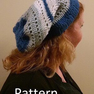Sports Team Color Slouch Hat Instant Download PDF Pattern - Etsy