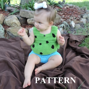 Pebbles Halloween Costume Size 12 to18 month Instant Download PDF Pattern image 4