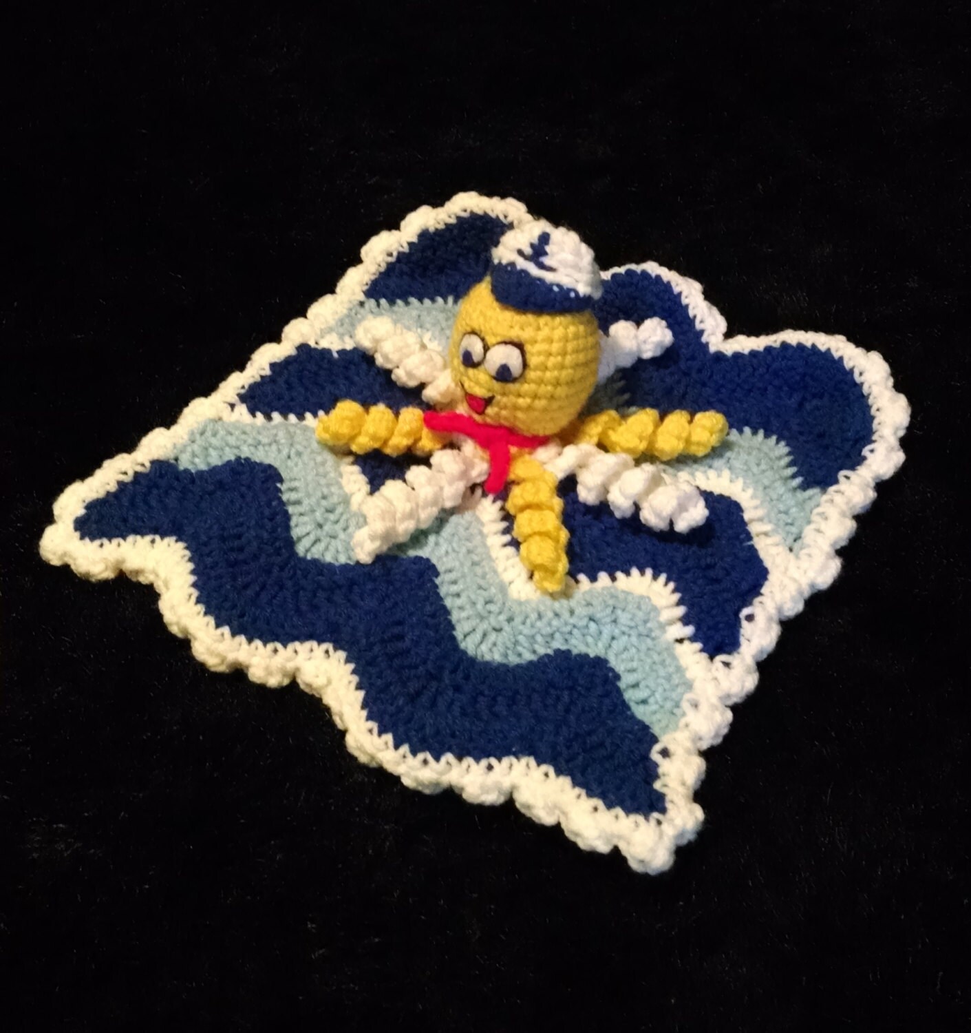 Sailor Octopus Lovey, Cuddle Blanket Instant Download PDF Pattern - Etsy