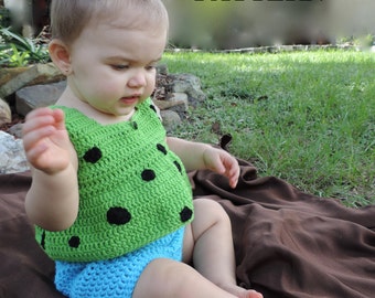 Pebbles Halloween Costume Size 12 to18 month Instant Download PDF Pattern