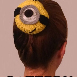 Minion Bun Sock Instant Download PDF Pattern