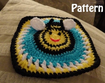 Bumble Bee Granny Square Pattern Instant Download PDF File