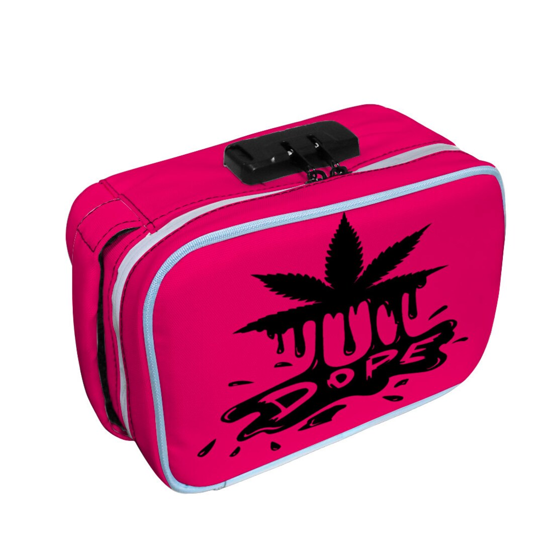 PINK DOPE Cigar Storage Bags Combination Lock Active Charcoal With