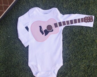 Light Pink Acoustic Guitar Bodysuit - Musical Instrument One Piece. Explore more!