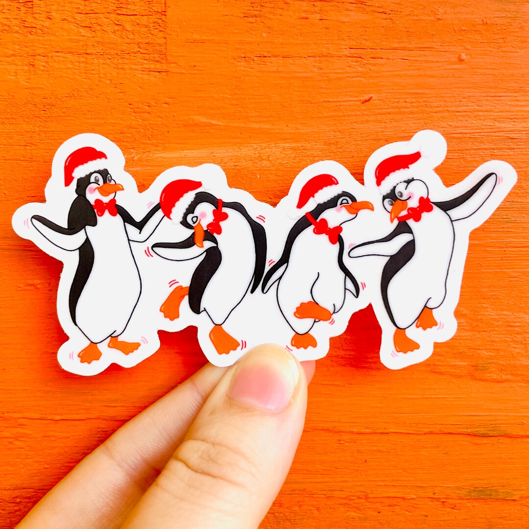 Jolly Holiday Transparent Sticker - Etsy
